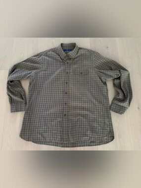 Polo Ralph Lauren Long-Sleeve Button-Down Shirt - Olive gingham